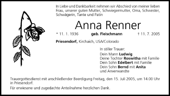 Anzeige von Anna Renner von MGO