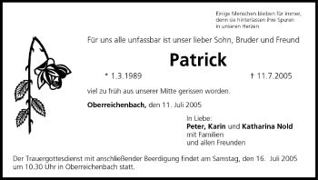 Anzeige von Patrick Nold von MGO