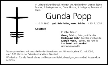 Anzeige von Gunda Papp von MGO