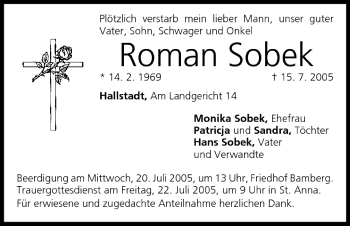 Anzeige von Roman Sobek von MGO