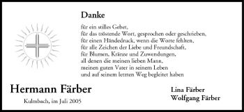 Anzeige von Hermann Färber von MGO