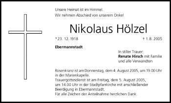 Anzeige von Nikolaus Hölzel von MGO