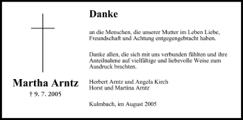 Anzeige von Martha Arntz von MGO