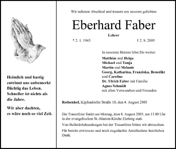 Anzeige von Eberhard Faber von MGO