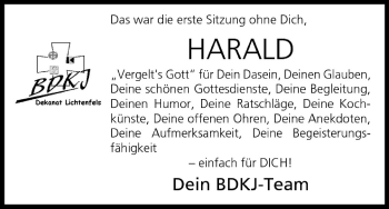 Anzeige von Harald  von MGO