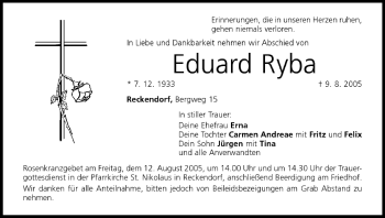 Anzeige von Eduard Ryba von MGO