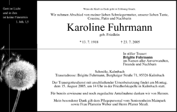 Anzeige von Karoline Fuhrmann von MGO