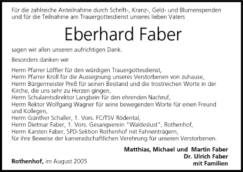 Anzeige von Eberhard Faber von MGO