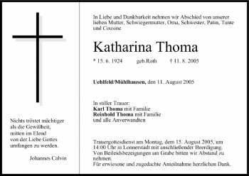 Anzeige von Katharina Thoma von MGO