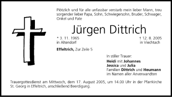Anzeige von Jürgen Dittrich von MGO