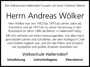 Anzeige von Andreas Wölker von MGO