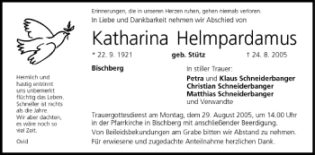 Anzeige von Katharina Helmpardamus von MGO