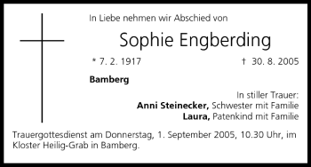 Anzeige von Sophie Engberding von MGO