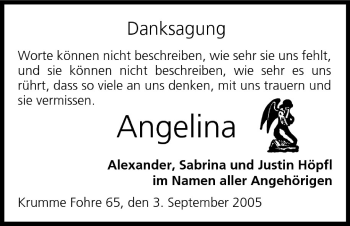 Anzeige von Angelina  von MGO