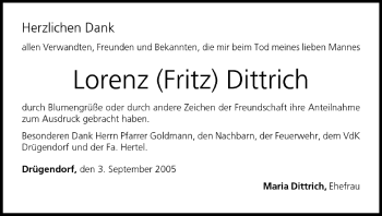 Anzeige von Lorenz Dittrich von MGO