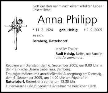 Anzeige von Anna Philipp von MGO