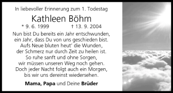 Anzeige von Kathleen Böhm von MGO