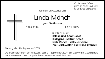 Anzeige von Linda Mönch von MGO