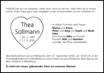 Anzeige von Thea Sollmann von MGO