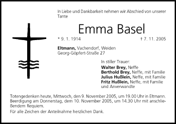 Anzeige von Emma Basel von MGO