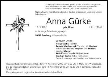 Anzeige von Anna Gürke von MGO