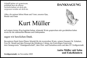 Anzeige von Kurt Müller von MGO