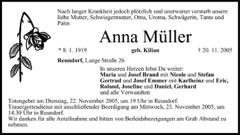 Anzeige von Anna Müller von MGO