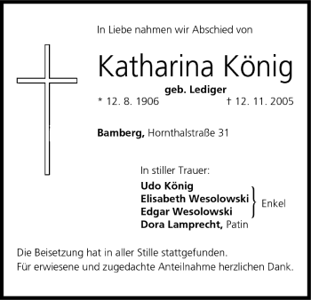 Anzeige von Katharina König von MGO