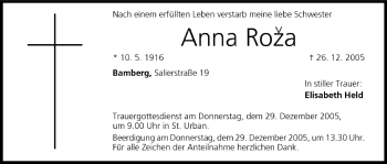 Anzeige von Anna Roza von MGO