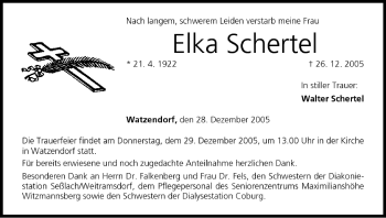 Anzeige von Elka Schertel von MGO