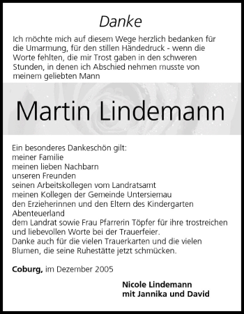 Anzeige von Martin Lindemann von MGO