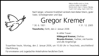 Anzeige von Gregor Kremer von MGO