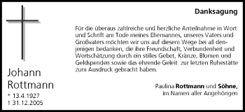 Anzeige von Johann Rottmann von MGO