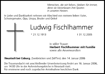 Anzeige von Ludwig Fischlhammer von MGO
