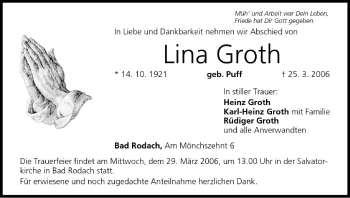 Anzeige von Linda Groth von MGO