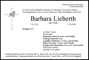 Anzeige von Barbara Lieberth von MGO