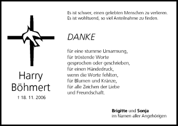 Anzeige von Harry Böhmert von MGO
