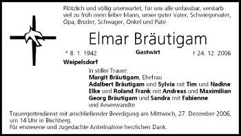 Anzeige von Elmar Bräutigam von MGO