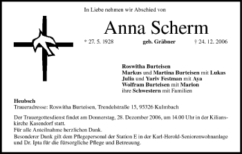 Anzeige von Anna Scherm von MGO
