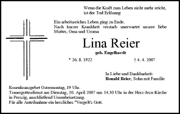 Anzeige von Lina Reier von MGO