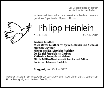 Anzeige von Philipp Heinlein von MGO