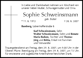 Anzeige von Sophie Schweinsmann von MGO