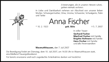 Anzeige von Anna Fischer von MGO