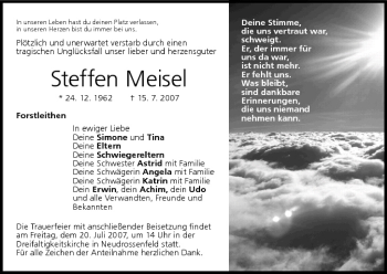 Anzeige von Steffen Meisel von MGO