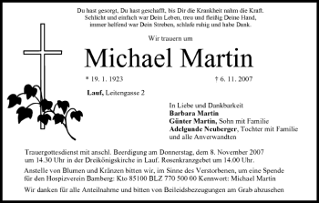 Anzeige von Michael Martin von MGO