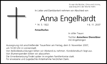 Anzeige von Anna Engelhardt von MGO