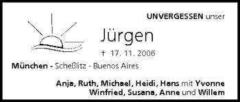 Anzeige von Jürgen Arz von MGO