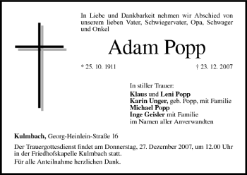 Anzeige von Adam Popp von MGO