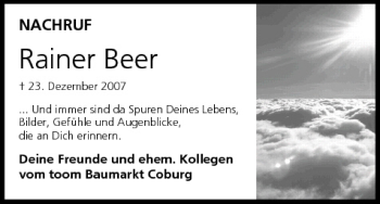 Anzeige von Rainer Beer von MGO