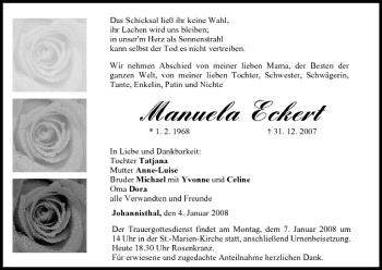 Anzeige von Manuela Eckert von MGO